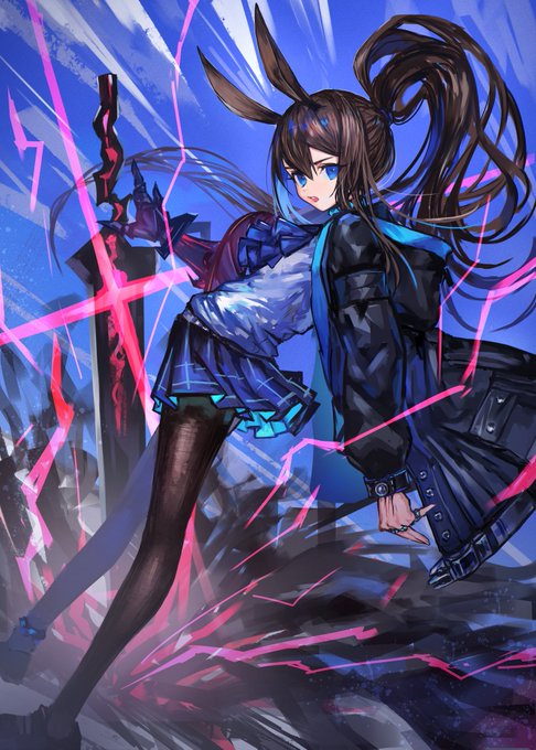 アーミヤ(アークナイツ) 「前衛アーミヤさん#アークナイツ 」|かねにの