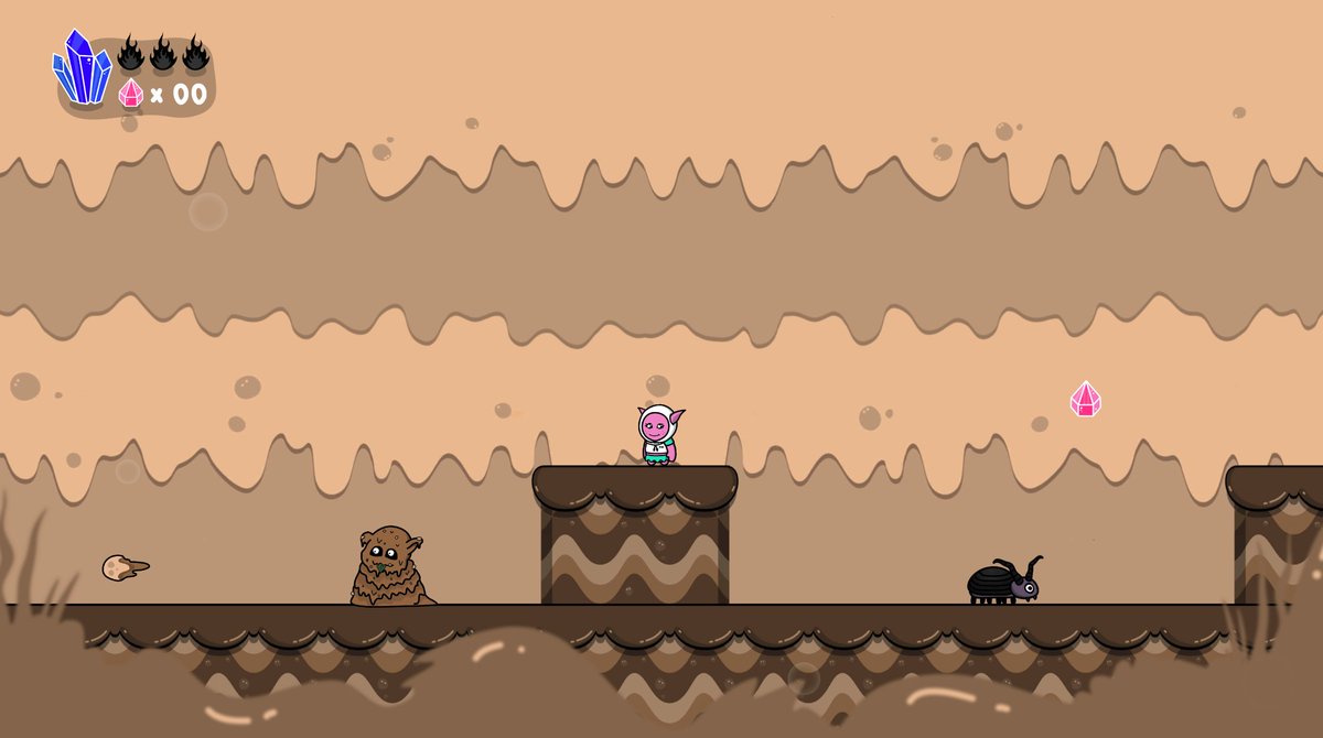 Mud Planet! 🪐
#indiegame #indiedev #IndieGameDev  #madewithunity  #speedrun #gamedevs #platformer