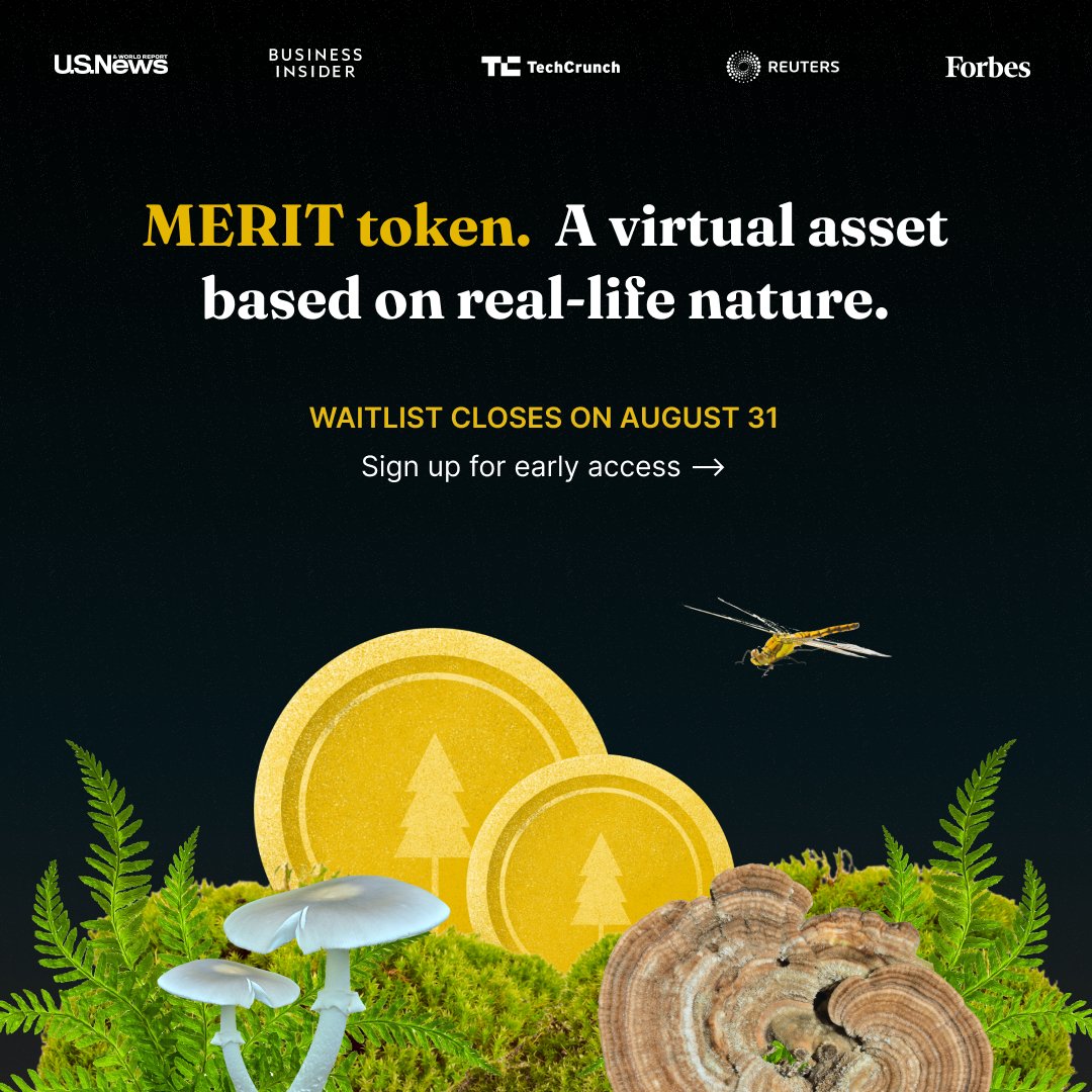 SingleEarth1's tweet photo. MERIT tokens are launching in September 2022! 🪙

Early access will be granted only to those on the waitlist, which closes on August 31. Opening to the general public in late September.

Join the waitlist at https://t.co/Uquxg48H4k 

#MERITtoken #SingleEarth #ActOnClimate https://t.co/rWcTabIMBS