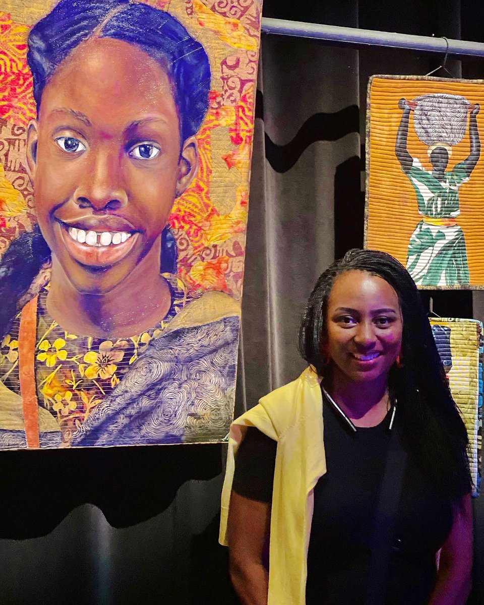 MoRACLT's tweet photo. ARTIST &amp; EDUCATOR Tina Gwata Vincent was born in Zimbabwe in Africa. Her aim is “to shine a light on the beauty of brown people that is often overlooked or underestimated.” It’s a celebration of African hair in its natural form and faces of people whom society chooses not to see. https://t.co/xfSShqOtPQ