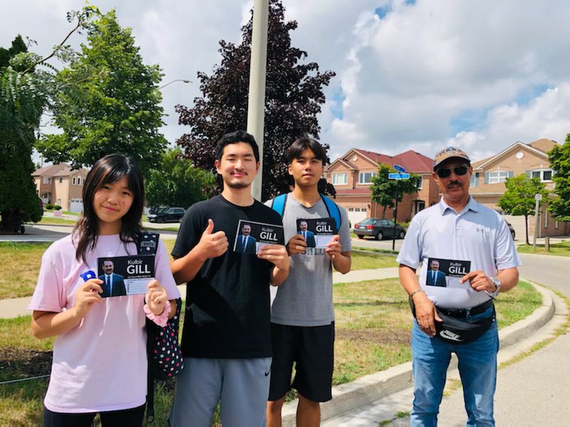 Another successful canvass with a great team, the #GillWaed11 team