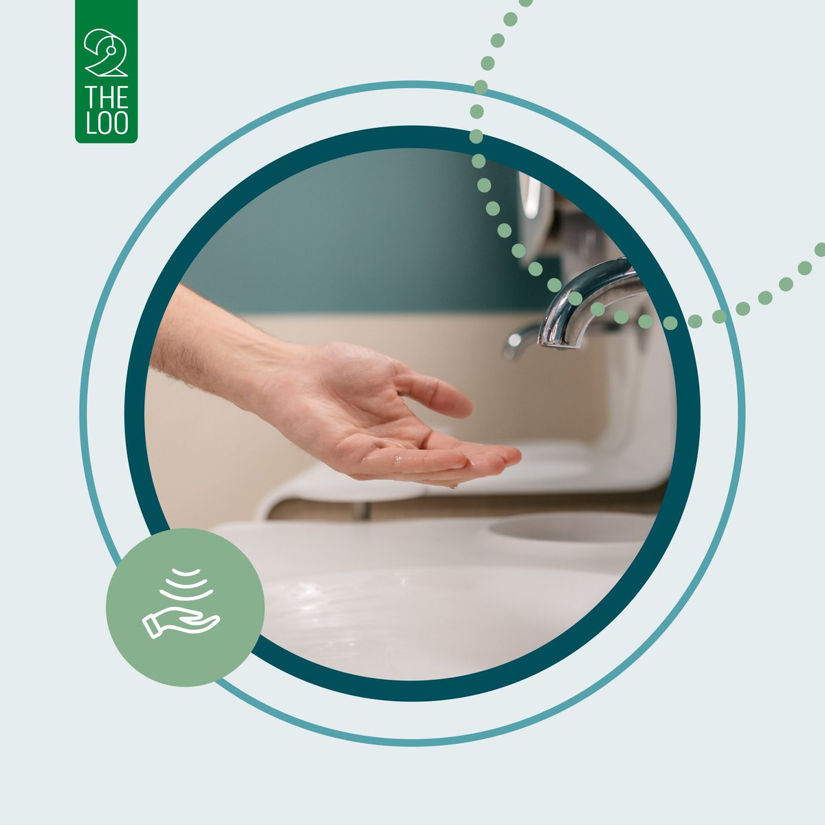 Thanks to our water-saving and touch-free systems, the flushing of the toilet happens automatically and ensures the highest hygiene standards. To avoid touching the water taps, we've placed them against the back wall. #2theloo #touchfree #customerexperience #easy2clean