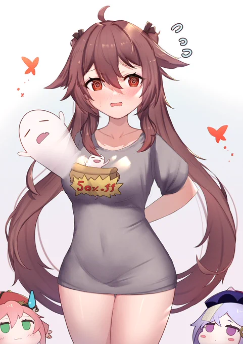 パジャマチャレンジ#胡桃 #原神 