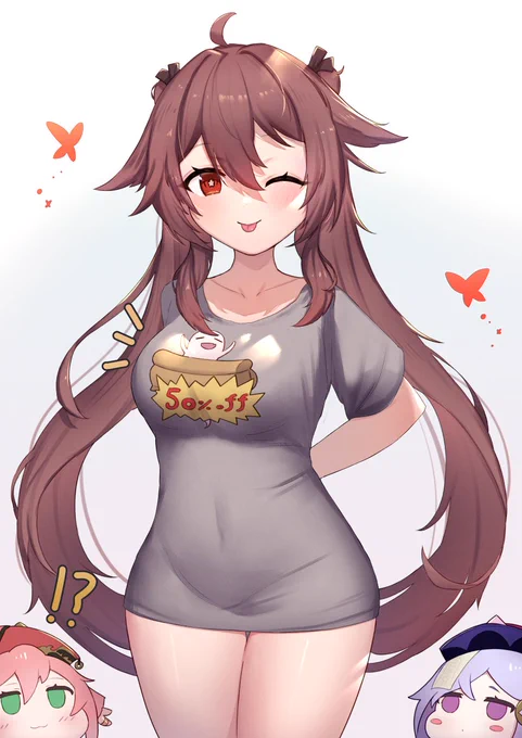 パジャマチャレンジ#胡桃 #原神 