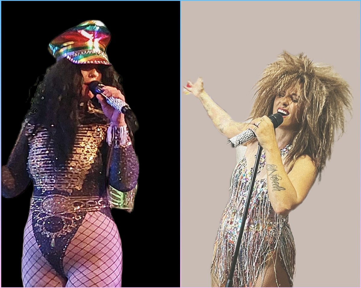 Cher and Tina tribute shows are going so well.
Love my job