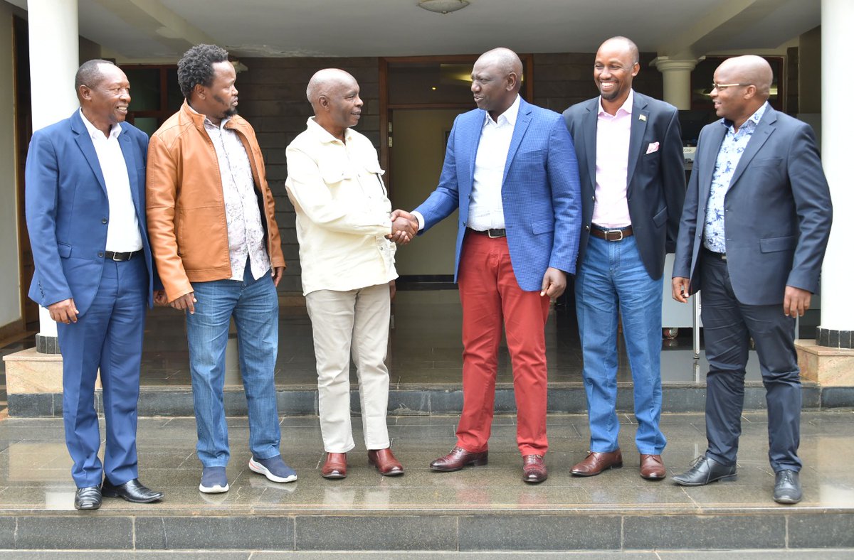 pillar_tv's tweet photo. President elect Dr William Ruto today has  welcomed Prof. Kivutha Kibwana to Kenya Kwanza as he was accompanied by other leaders. https://t.co/lK3uIKeA6B