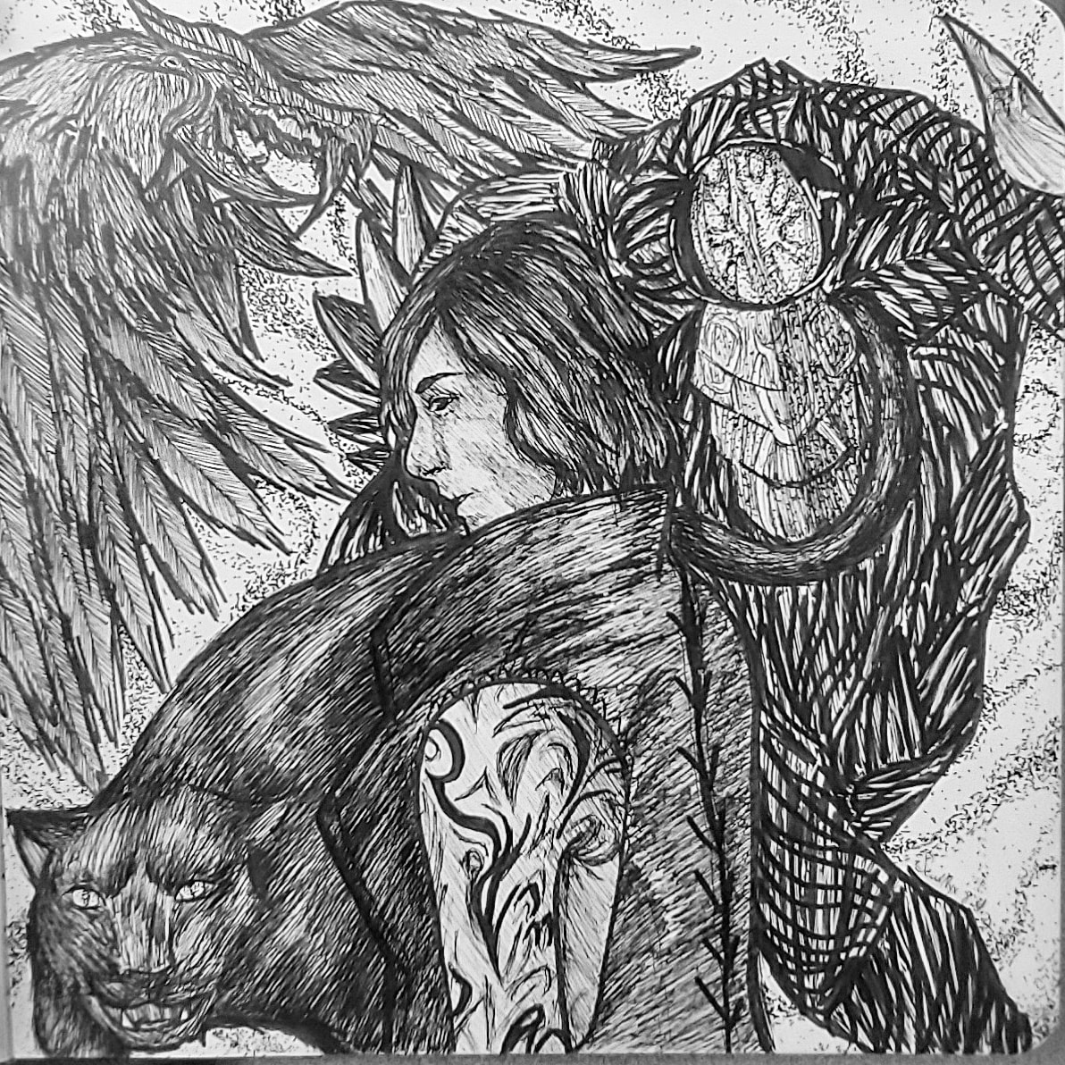 SevviNyx's tweet photo. Drew V and his nightmares recently. #devilmaycry #devilmaycry5 #dmc #dmc5 #devilmaycry5V #capcom https://t.co/mlgXJRsi6a