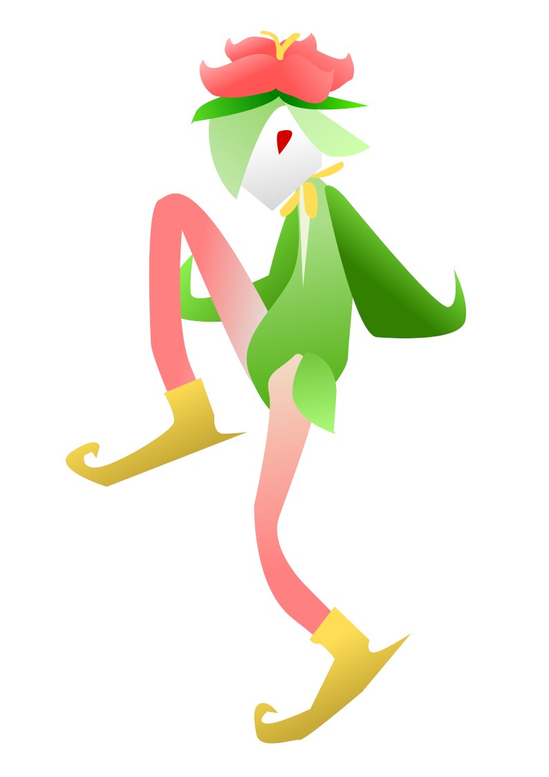 GooseRune's tweet photo. Some Vector Art Practice. Hisuian Lilligant again! https://t.co/mGYrlS0RAA