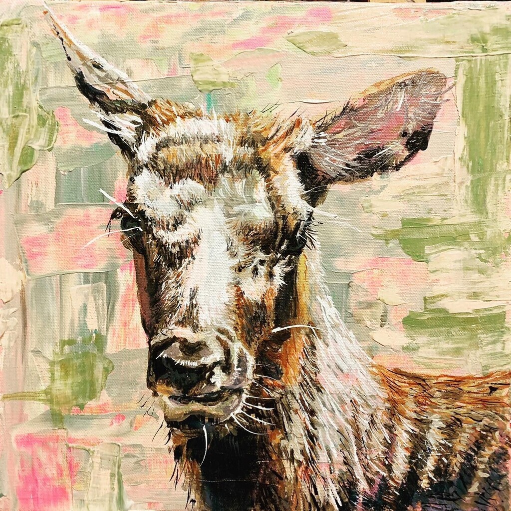 BrianLongfield's tweet photo. Another older one that I’m quite fond of…
Wapiti no. 2
By Brian Longfield
Acrylic on canvas
12”x12”
2019
https://t.co/EMvVBmkYhI
#elk #animalart #contemporarypainting #animalcreatives #contemporaryartist #abstractpainting #animaldrawing #modernpain… https://t.co/FS38o8TRrX https://t.co/djk8QvmkIJ
