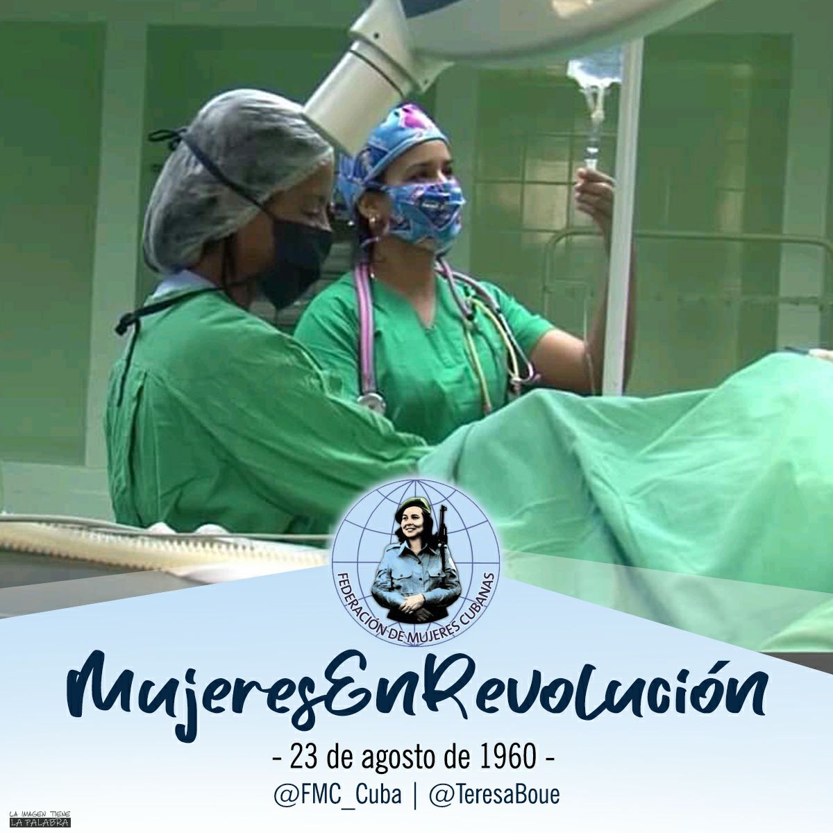 Besnoymp_26's tweet photo. “(...) Y tenga, la mujer cubana, por sus virtudes y por sus méritos, el lugar que le corresponde en la historia de la patria."

#MujeresEnRevolución #CubaPorLaVida #CubaPorLaPaz #CubaHonra

@cubacooperaven @Besnoymp_26 @cubacolabora @unidad_central @JosAnto54744901 @rs48721021 https://t.co/Rhb2LXY5sH