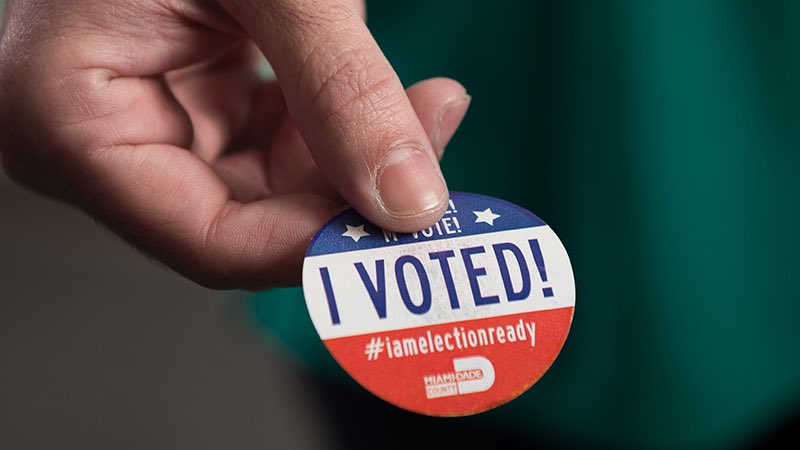 It’s #PrimaryElectionDay in Miami-Dade County! Be sure to go out and #Vote!
