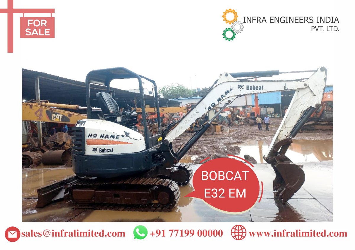 infra_enginer's tweet photo. For Sale! Used BOBCAT E32 EM Excavator
For More Information
WhatsApp @ +91 77199 00000/ +91 94451 33333
#infraengineersindiapvtltd #infralimited #ipl #bobcat #bobcat #usedbobcat #usedbobcatexcavator #usedminiexcavator #usedcate32em #buynow #sale #bestdeal https://t.co/GM5nmino1G