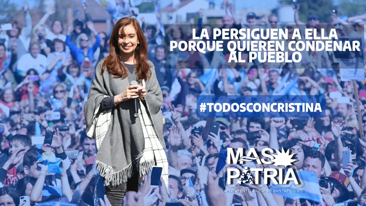 maspatria_'s tweet photo. La persiguen a Ella porque quieren condenar al pueblo. 
Hoy a las 11:00 horas #TodosconCristina
💕✌️🇦🇷 https://t.co/xq5RuYhi5l