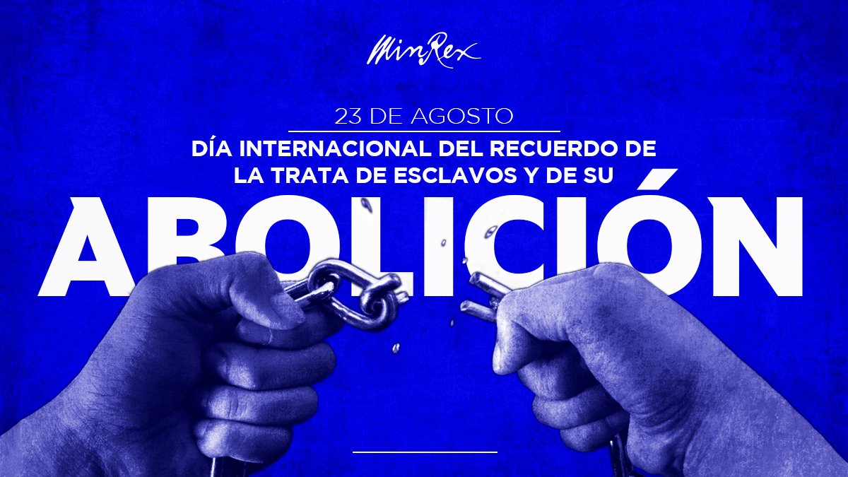 En el Día Internacional del Recuerdo de la Trata de Esclavos y de su Abolición reiteramos llamado a enfrentar sus secuelas de desigualdad, exclusión, racismo y discriminación y a la compensación justa a los pueblos.