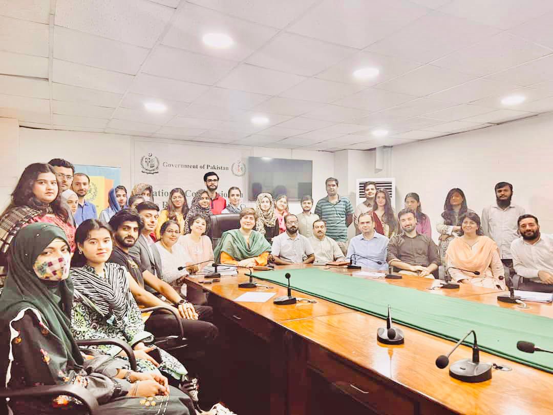 @SSDOPakistan Youth Delegates from various institutes of #Islamabad #Rwalpindi, visited @NCRC_Pakistan & had an interactive session with Chairperson @AfshanTehseen and members of the commission. 

The delegation is organized under #SSDOSummerInternshipProgramme