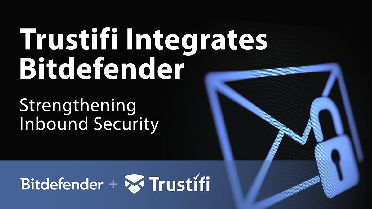 ciserban's tweet photo. @Trustifi incorporates @Bitdefender's #threatintelligence into its email protection product to scan users' email servers for malware, zero-day attacks, ransomware, phishing, or other malicious activity. Read the press release:  https://t.co/melwA9DFxa #BitdefenderOEM https://t.co/qZbR9QKZMy