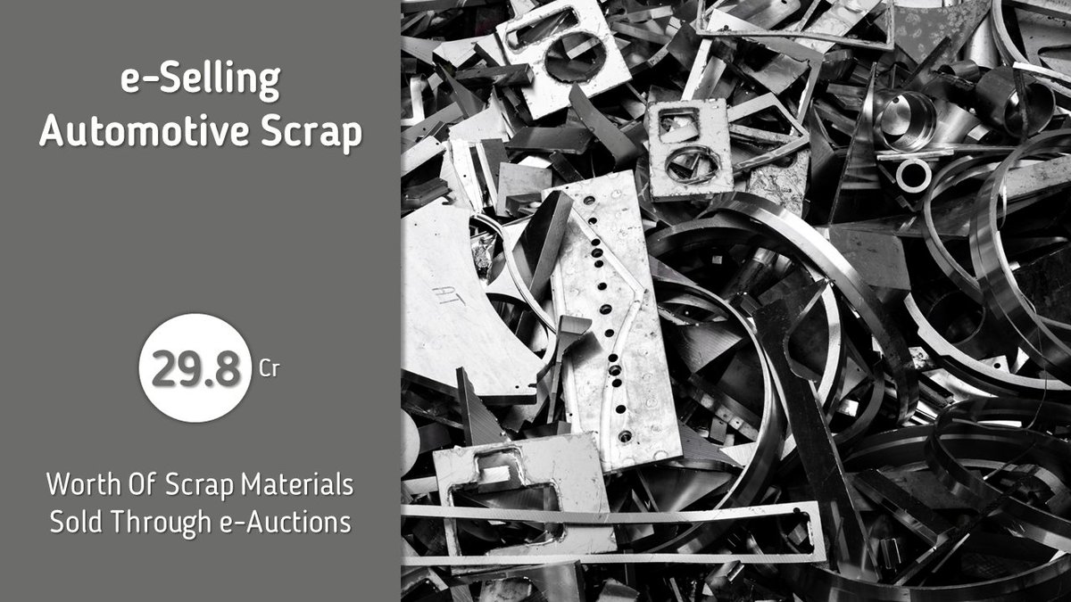 hellomjunction's tweet photo. A leading Indian #automotive mfr. approached #mjunction for selling off large quantities of process scrap. We helped the client achieve a TV of 29.8 crores through automotive scrap #eAuctions.

To know more, contactus@mjunction.in

#automotiveindustry #scrap https://t.co/ccjrm9TcEW