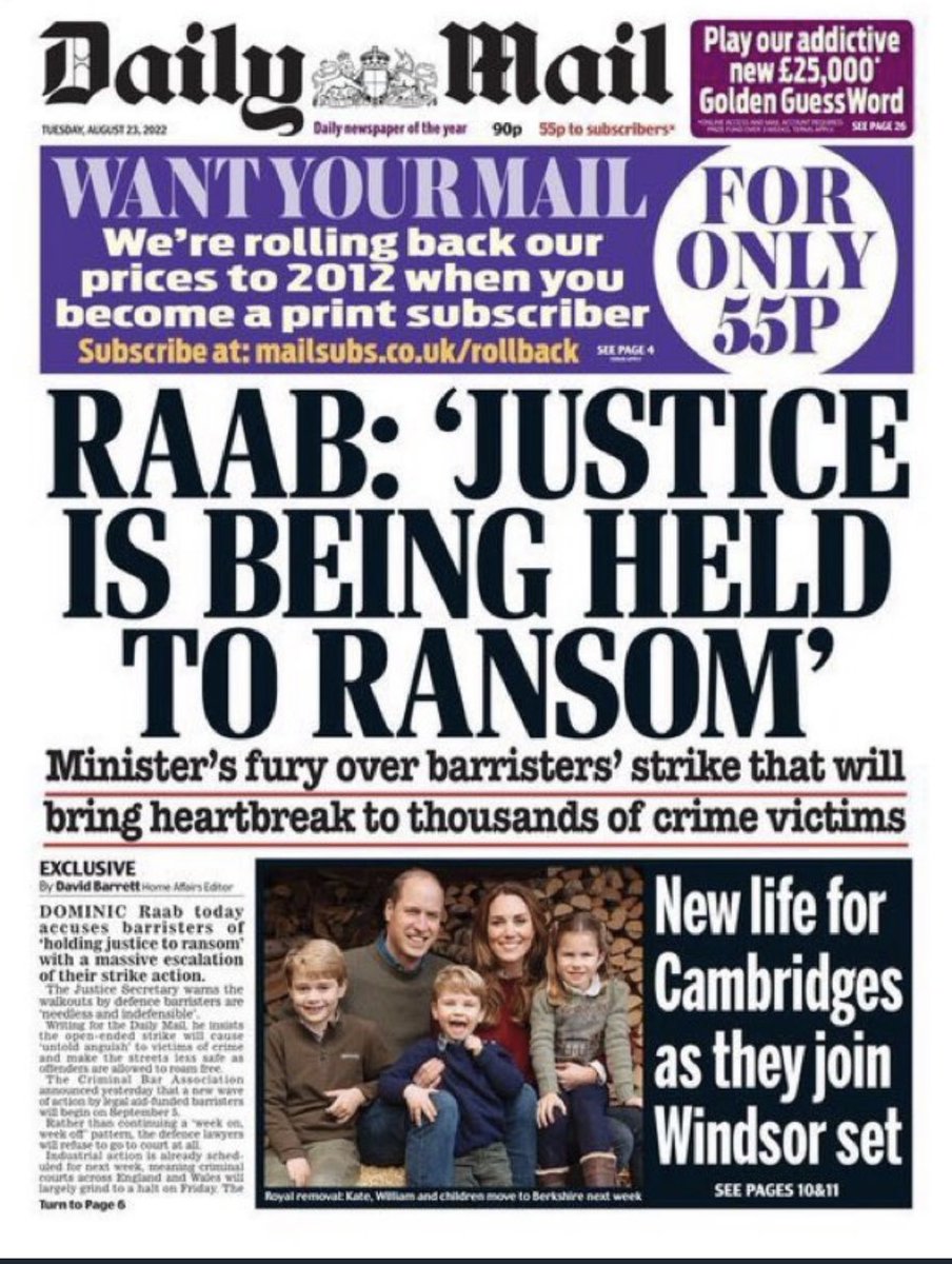 LDNVictimsComm's tweet image. The only ones responsible for holding ‘justice to ransom’ are those who have failed to fund a functioning justice system. Yes, it is bringing ‘heartbreak to victims’ but this falls on @DominicRaab &amp;amp; Government, not @TheCriminalBar. Time for honesty and action. #enoughisenough