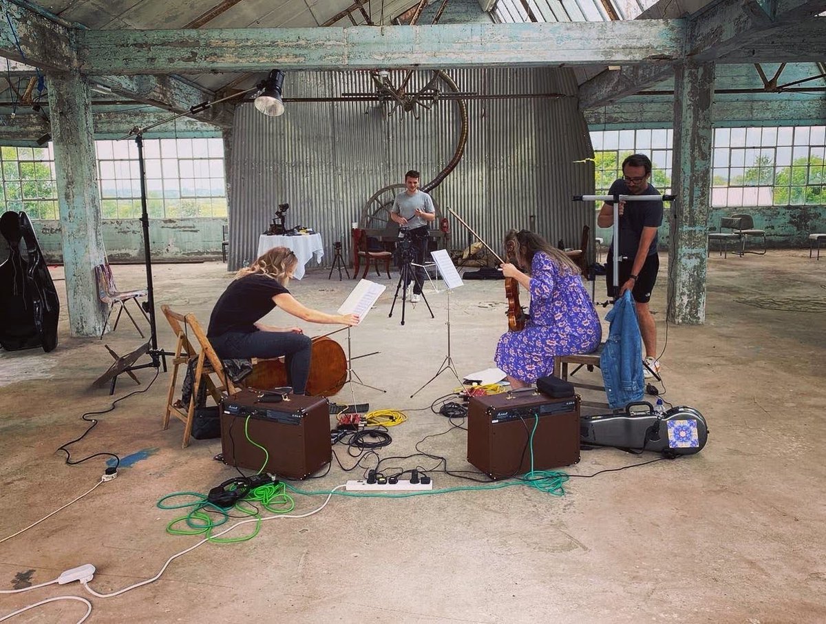 PhaseArtsCo's tweet photo. Last week we had our final day of R&amp;D on our new comission by @david_grubby. He has written an absolute banger and we are so excited to share it with you! https://t.co/bguvlvTqjh