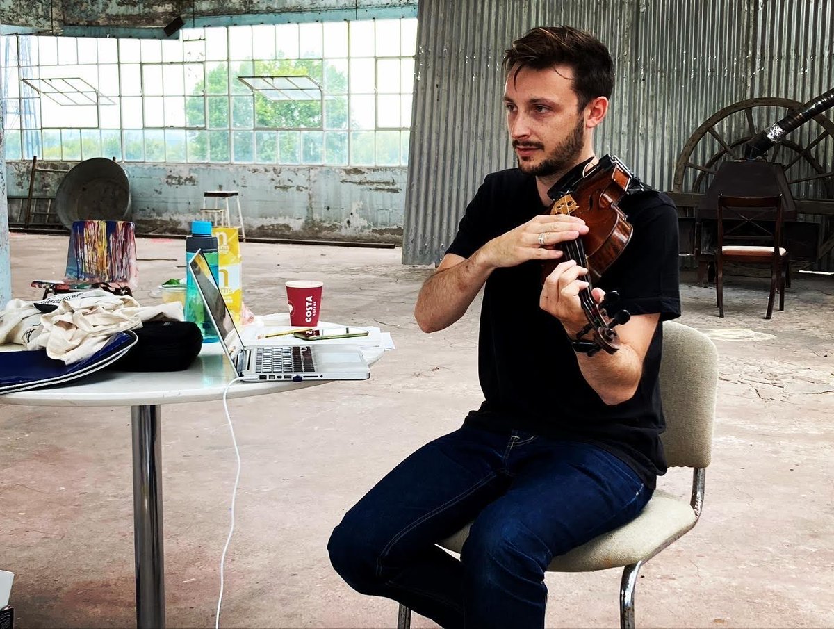PhaseArtsCo's tweet photo. Last week we had our final day of R&amp;D on our new comission by @david_grubby. He has written an absolute banger and we are so excited to share it with you! https://t.co/bguvlvTqjh