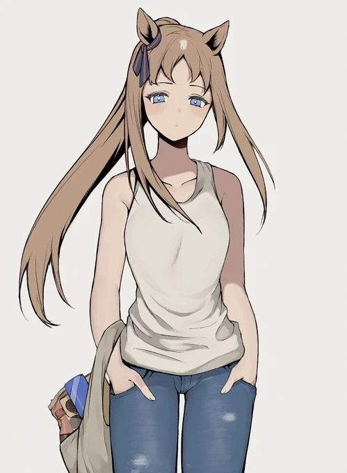 #夏休みはグラスワンダーのイラストが増えるらしいカッコよくてかわいいグラスちゃんが好き 