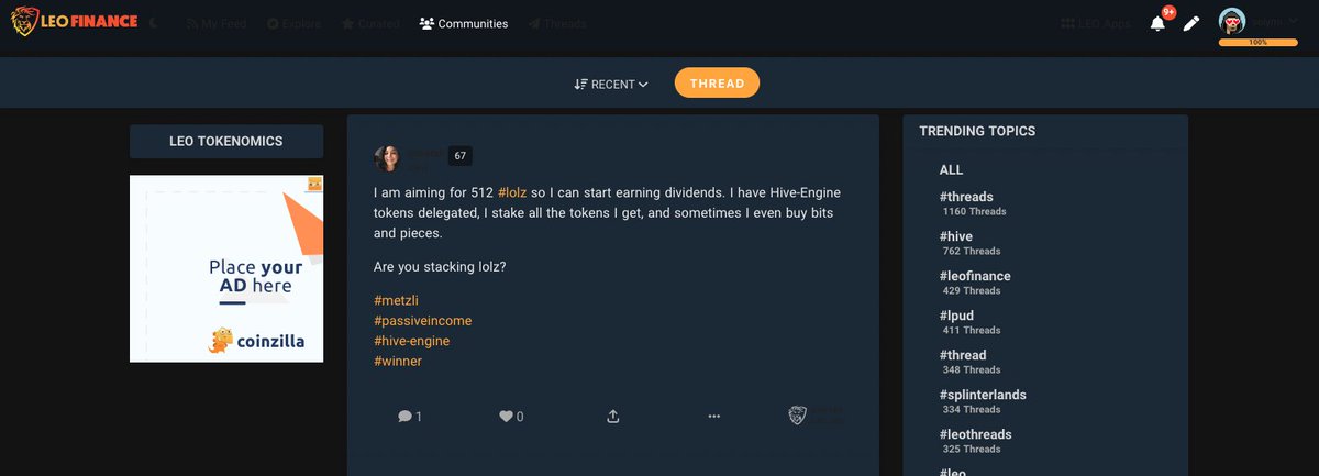 bitpandummy's tweet photo. GM #CryptoTwitter this is the only tweet today I create here. The rest will be crossposted from @FinanceLeo #threads or #leothreads I will earn a significant amount of free #crypto in the process. LFG #hive #leo #web3isnow https://t.co/gm0TeJPbfm