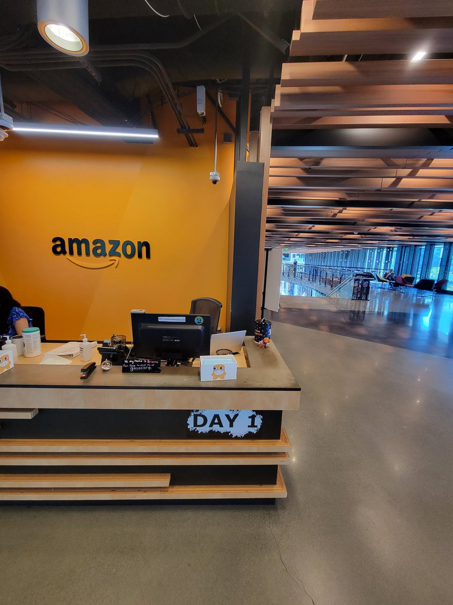vaibhavmodir's tweet photo. Little late for Day 1 but everyday it's the Day 1 :) 
@amazon https://t.co/EbaixYDXaq