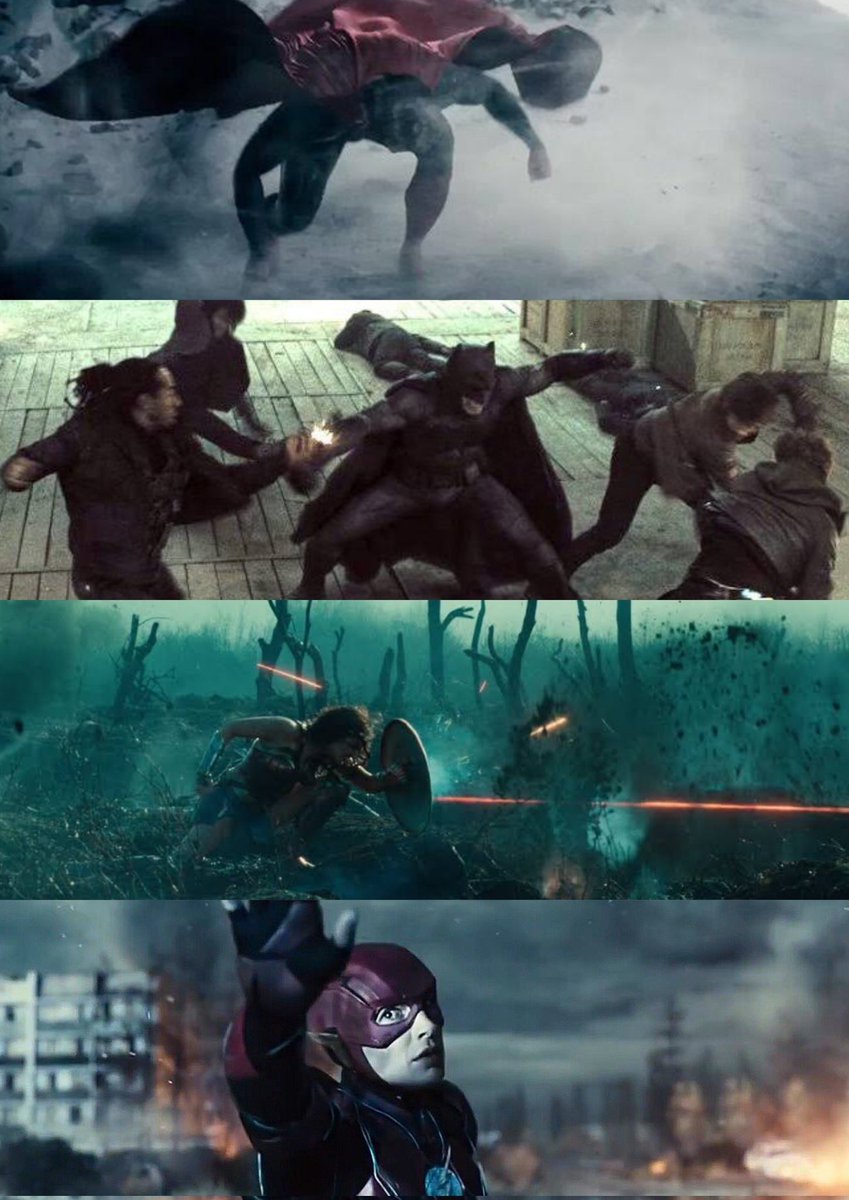 Fdmdarkshadow's tweet photo. Every SnyderVerse movie has that one unforgettable scene https://t.co/3vobix1YYk