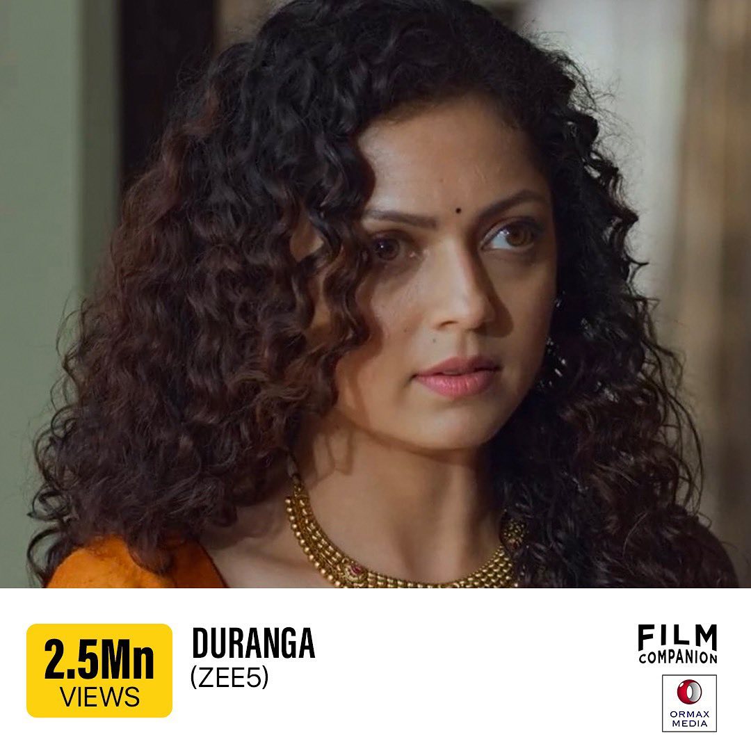 #Duranga already in Top 5 #DrashtiDhami so happy after #TheEmpior another great show for her and another well crafted character cop #Ira #DurangaOnZEE5