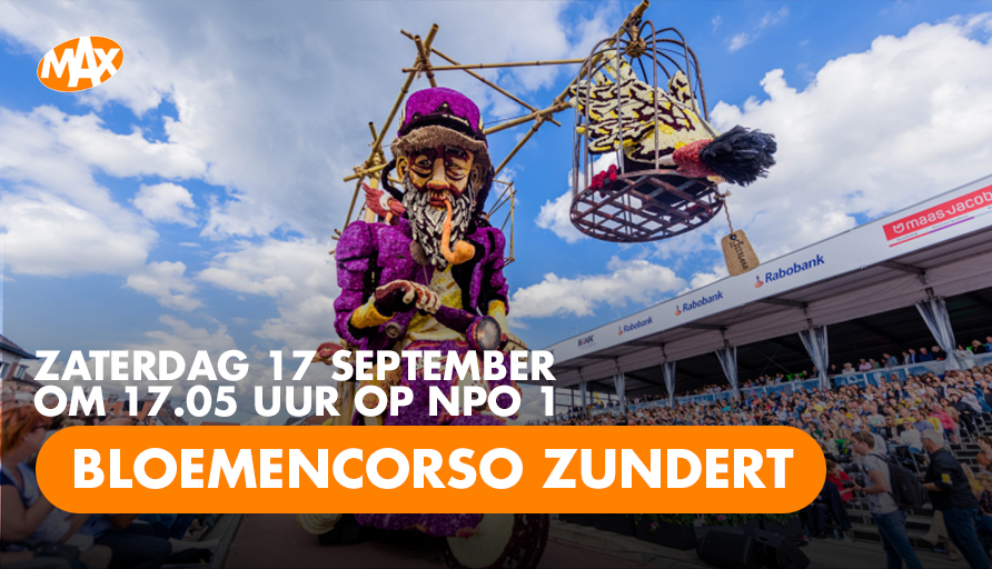 De registratie van het grootste bloemencorso ter wereld: Corso Zundert, is binnenkort te zien bij MAX. 🌷💐🌼 Twintig buurtschappen strijden tegen elkaar; wie heeft de mooiste wagen? Je ziet het 17 september om 17.05 uur op NPO 1. 📺