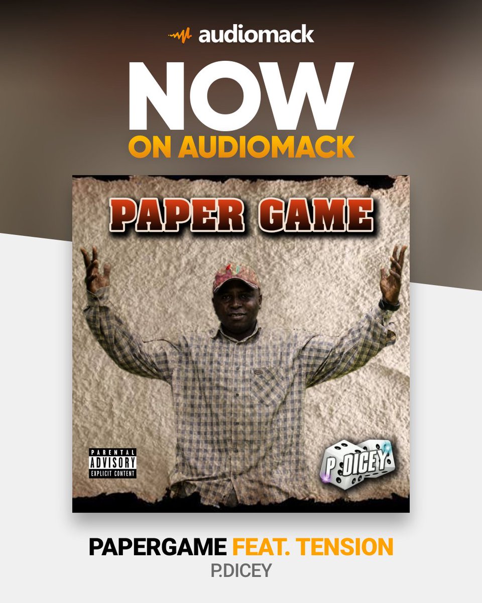 pdicey's tweet photo. #PDicey #Music #PaperGame #papergames on #audiomack @hit_finderz https://t.co/dYH8dipDX0
