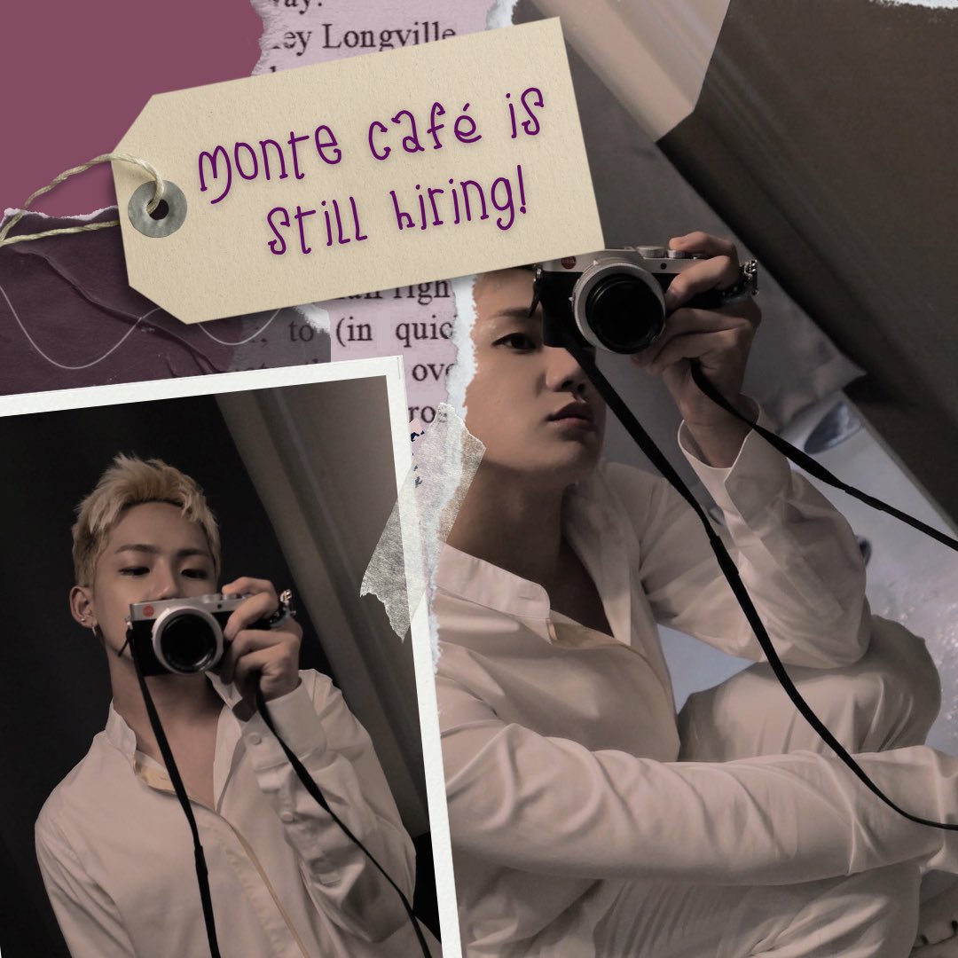 fordamonte's tweet image. ⠀⠀ 
 𖠚‌ MONTE CAFE.⠀

Monte Café, a friendly coffee shop, is still hiring! My name is Kiko, and I’m encouraging you to join our Café. You will be welcomed with open arms by our family, so please do not hesitate to fill out the form below. See you soon!
⠀⠀