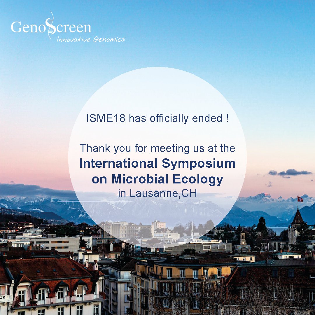 [#symposium] Thank you for attending the 18th International Symposium on Microbial Ecology. We were honoured to present the ADAGIO project to you.

➡️ More information about our collaborative research : genoscreen.fr/en/research-de…

#ISME18 #microbialecology