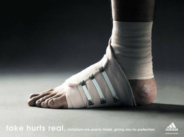 blessingkgapola's tweet photo. This campaign by the brilliant @Adidas fighting against counterfeit brands (2004) 👏

Campaign credit: TBWA Global

#adidas #campaign #advertising #marketing #fakes https://t.co/Y5SlfaSIZG