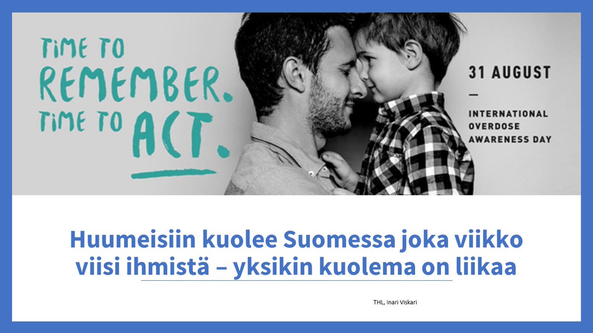 inariviskari's tweet photo. HEAR HEAR! 31.8. vietetään kansainvälistä yliannostuskuolemien ehkäisyn päivää. Kampanja  muistuttaa että suuri osa yliannostuksista on estettävissä. #IOAD2022  #EndOverdose https://t.co/bFp91482HU
