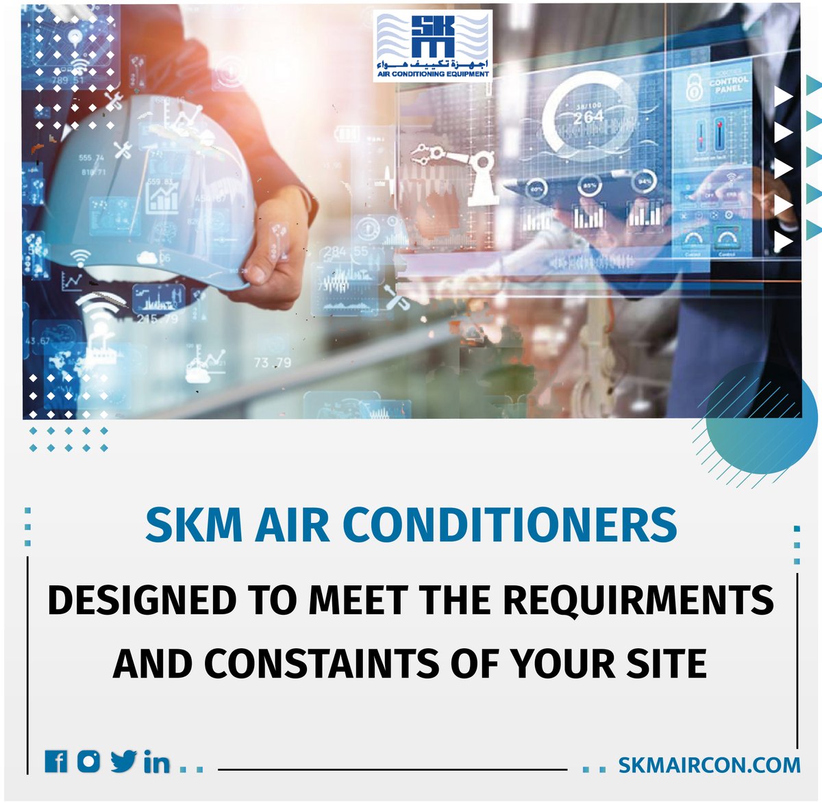 SKMAIRCON's tweet photo. #SKM is giving to you Variety of #customization options to order #Airconditioning #equipment tailor made to meet your site requirements or constraints.
For inquiries, please Contact us at:
https://t.co/YHqJ6j1cdM
sales@skmaircon.com

#HVAC #AC #acmanufacturer #acmanufacturing https://t.co/4Km7ab4Qxu