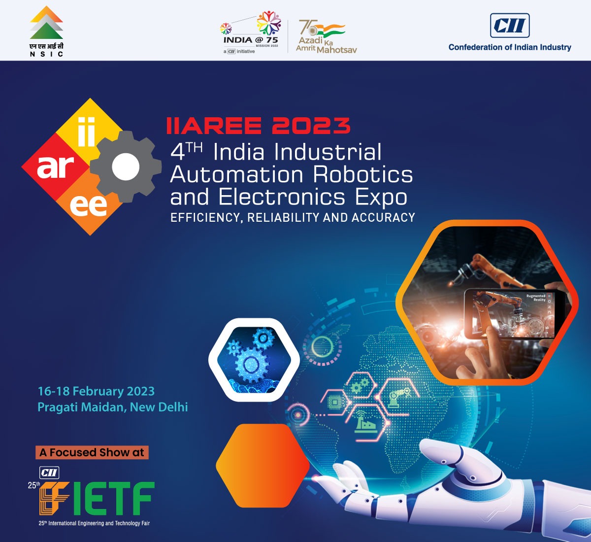 ietfindia's tweet photo. #IIAREE2023 One of the leading Exhibition on Industrial Automation, Robotics & Electronics in India. A focus show at #IETF2023
Visit us to know more : https://t.co/FmeVV5w9Gd
#robotics #automationrobotics #ind #industrialautomation #electronics #india #engineering #electronics https://t.co/KJdMxyGR8z