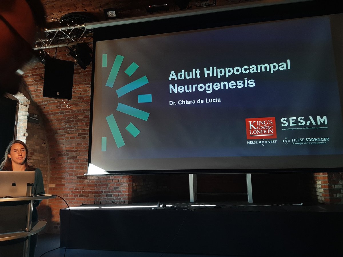 Starting off day 2! Our keynote speaker Dr Chiara de Lucia (<a href="/DrCdeLucia/">Chiara de Lucia</a>) enlightening us about hippocampal neurogenesis.

#summerschool #neuroscience #PhD 

<a href="/IRTG1436/">IRTG1436 - Neural Resources of Cognition</a> <a href="/KingsCollegeLon/">King's College London</a> <a href="/UniStavanger/">Universitetet i Stavanger</a>
