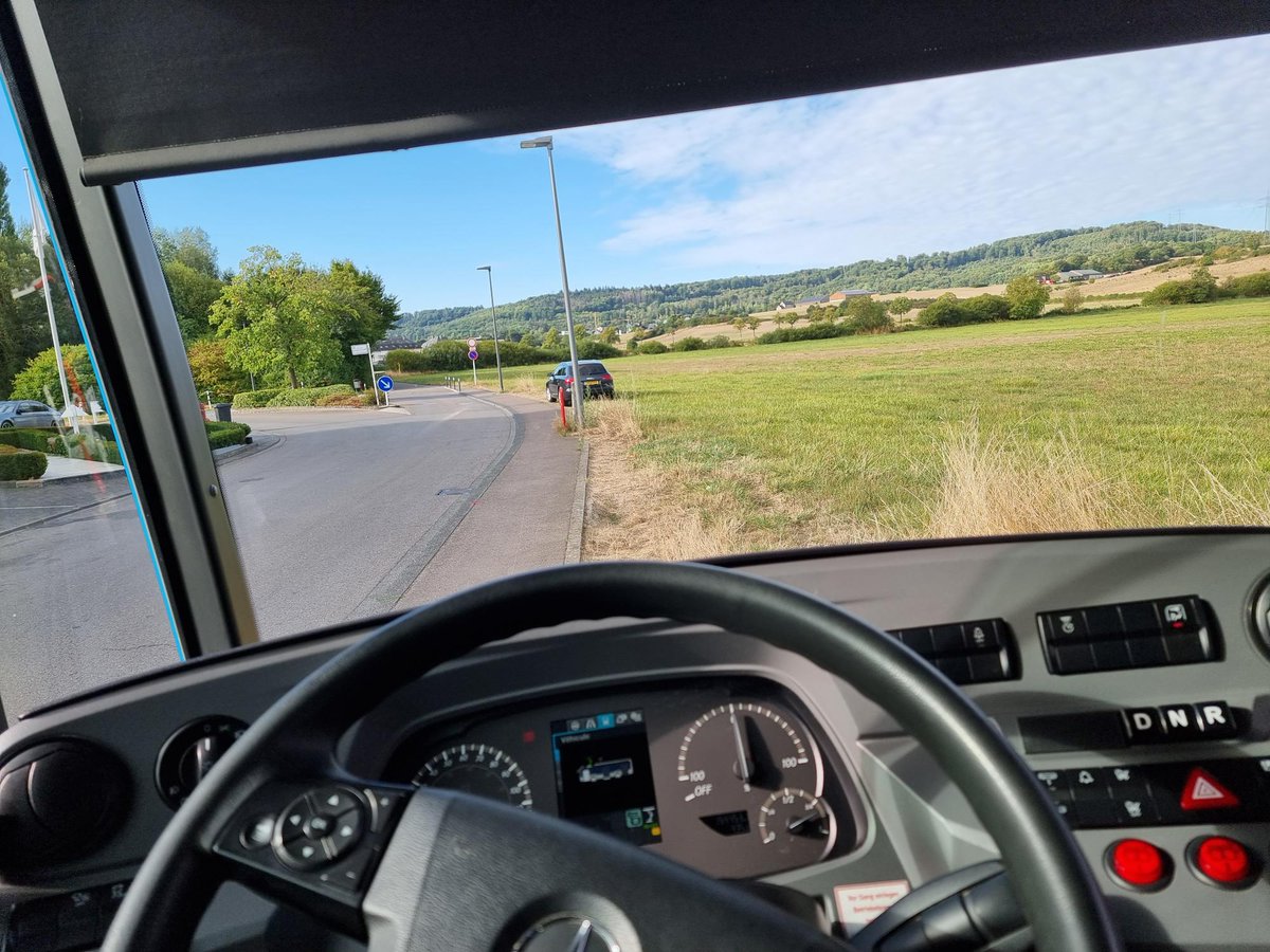 NoelDolphin's tweet photo. I got the chance to visit Stiensel bus depot in Luxembourg yesterday, to look at an @furrerfreygb #OppCharge project. In a country aiming for a 100% decarbonised electric bus fleet by 2030 & supporting wider decarbonisation through free public transport (1/9) https://t.co/gXo6Nn6rVK