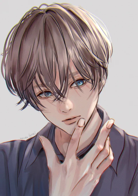 光と影と手追加して少し加筆しました!手、上手に描けないんだけど描き入れたいもっと練習しなくては#お絵かき #イラスト 