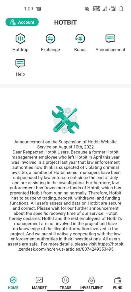 Hello @Hotbit_Updates when will your problem be solved.?