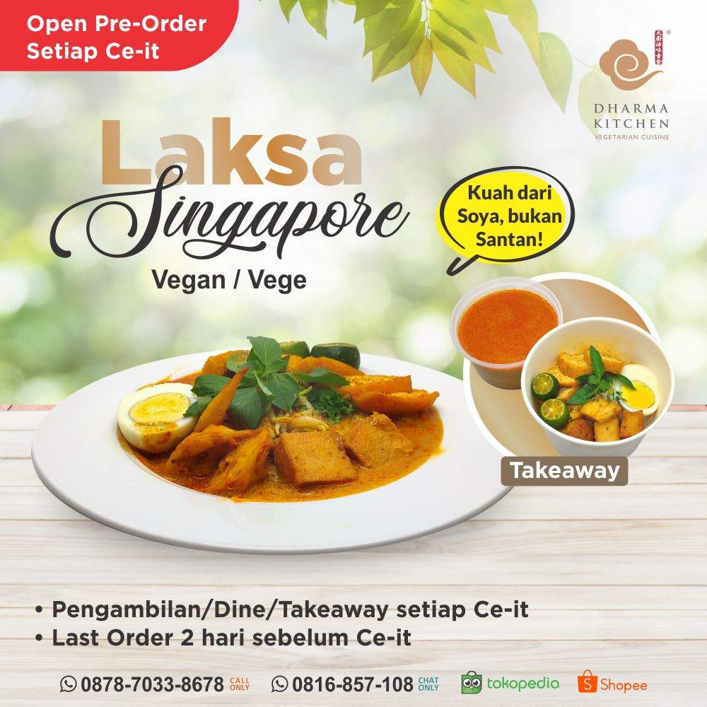 Dharma_Kitchen's tweet photo. NEW MENU! Avaiable setiap Ce-it (tanggal 01 Kalender Lunar). Informasi dan pemesanan hubungi https://t.co/xoVj6aj3Ta

📌 Pluit Kencana Raya No. 124
📞 021 6618302

#veganjakarta #vegetarianjakarta #veganfood #jakartaculinary #kulinervegan #healthyfood #healthylife https://t.co/iHqwzsTfe2
