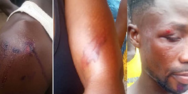 PulseGhana's tweet photo. Soldiers allegedly beat residents of Krobo over the installation of prepaid metres https://t.co/dfhLezzNuK https://t.co/pm3LUT1th6