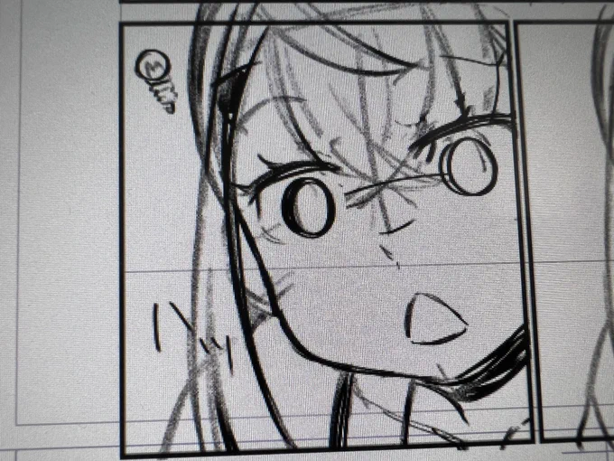 昨日に引き続き今日はひたすらラフ(下描き)です。もっと上手く速く描けるようになりたいです💡 
