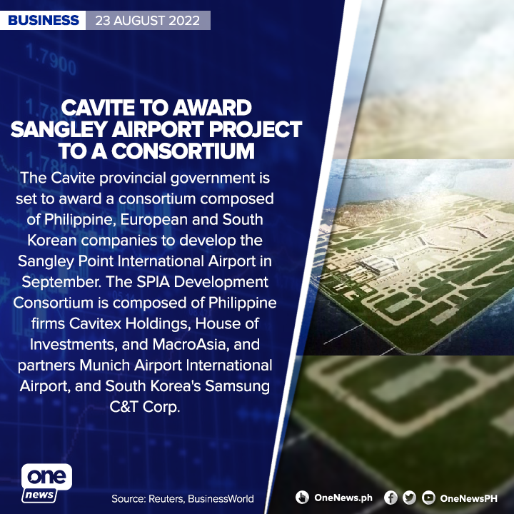 ONE News PH on Twitter "Consortium to get Sangley airport project The