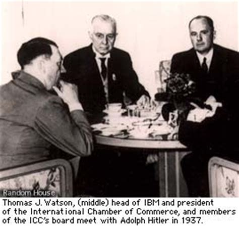 alisonmwright45's tweet image. I meant to add this photo of Hitler and Thomas J Watson, the Chairman of IBM who signed the contracts for the delivery of Human Resource Solutions. Hitler gave Watson a prestigious medal. IBM&apos;s current artificial intelligence is named in his honour. #IBMWatsonAI #IBMcollaboration
