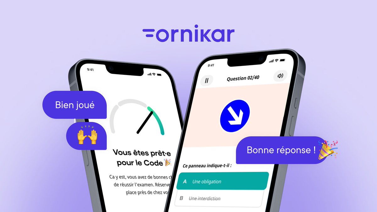 4 months ago, <a href="/ornikar/">Ornikar 🚘</a> was not available on mobile app stores.

Today we reached key milestones: we are ranked 5th in the Education category, more than 400k users joined the community and we hit 100k training sessions per day! 🎯

Next: increase our app rating above 4.5/5 💪
