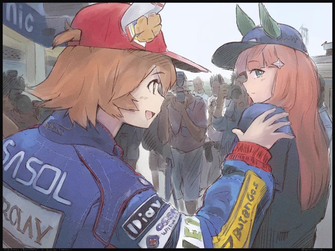 #夏休みはサイレンススズカのイラストが増えるらしい じゃあ過去絵で参加します.... 