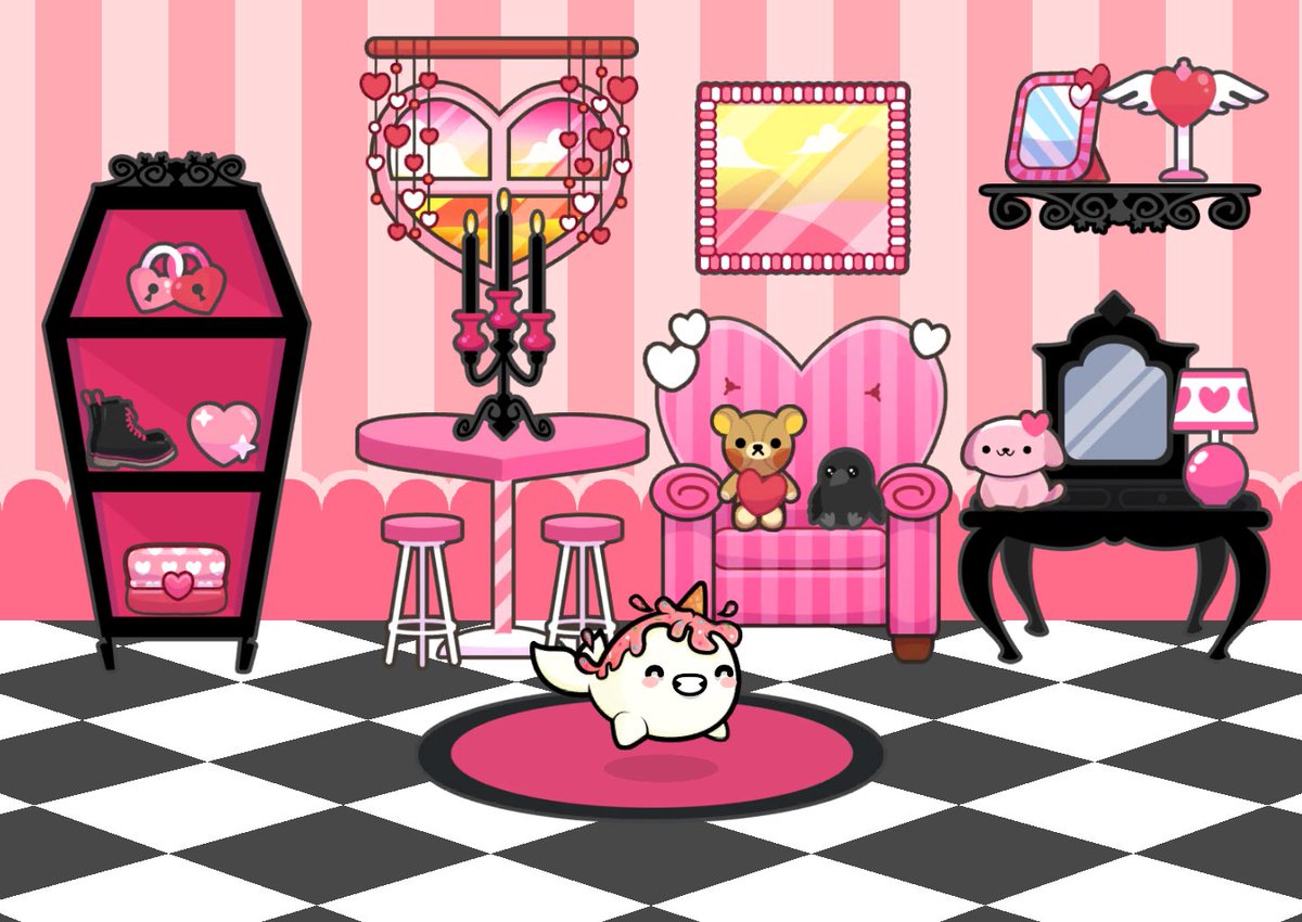 thatbitchcarazy's tweet photo. My cute kawaii room from #HappyHop! :D | https://t.co/cuwjXw9Ds5 https://t.co/URK9H8RlVO