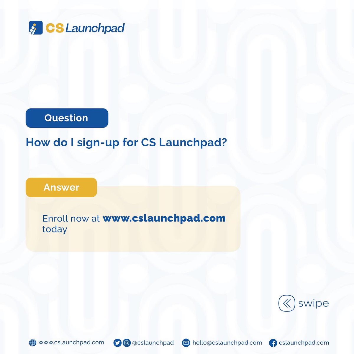 cslaunchpad's tweet photo. We know you've got some questions about Cslaunchpad, that's what we help provide answers to above.

Do well to let us know in the comment section if you found it helpful. 

#cslaunchpad #techies #techcareers https://t.co/ObOsWzovnw